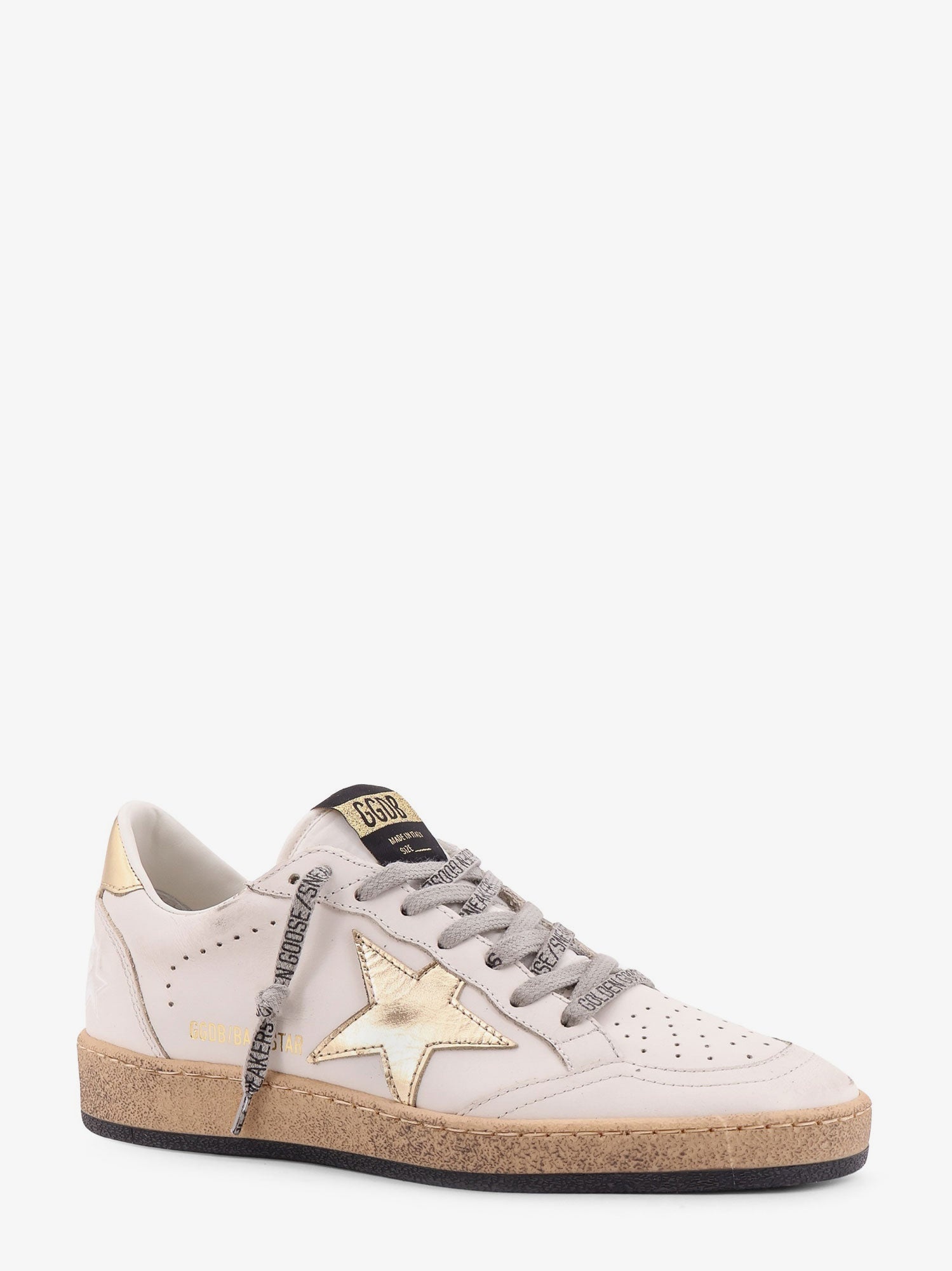 Golden Goose Deluxe Brand Women Ball Star Low-Top Leather Sneakers With Used Effect - 2