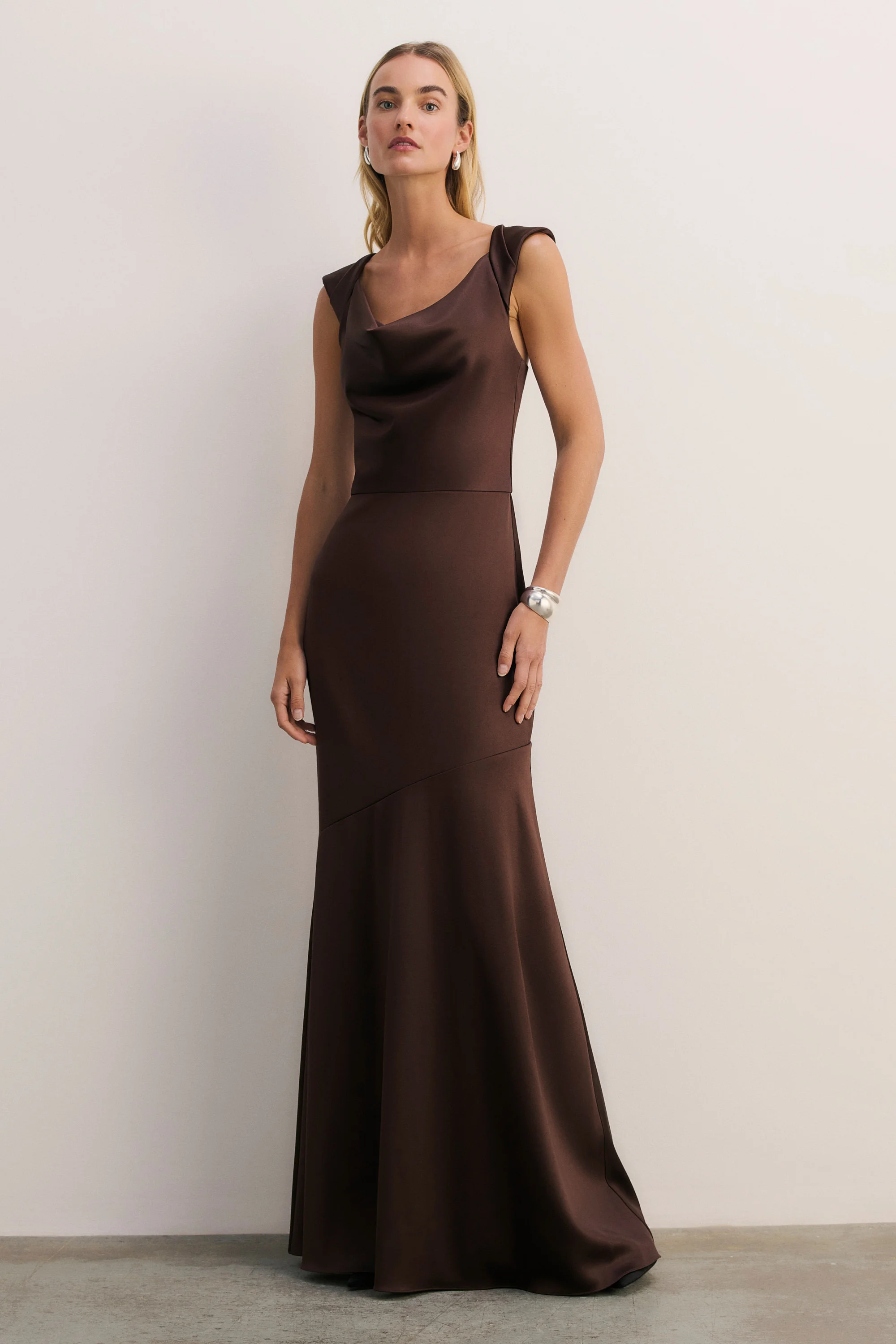 Amorosi Satin Gown - 1
