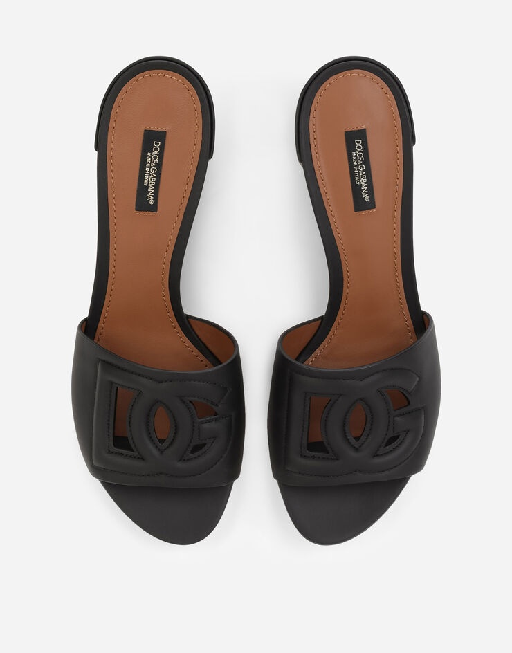 Calfskin mules with DG Millennials logo - 4