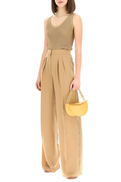 Max Mara SILK PANTS WITH EMBROIDERED BANDS outlook