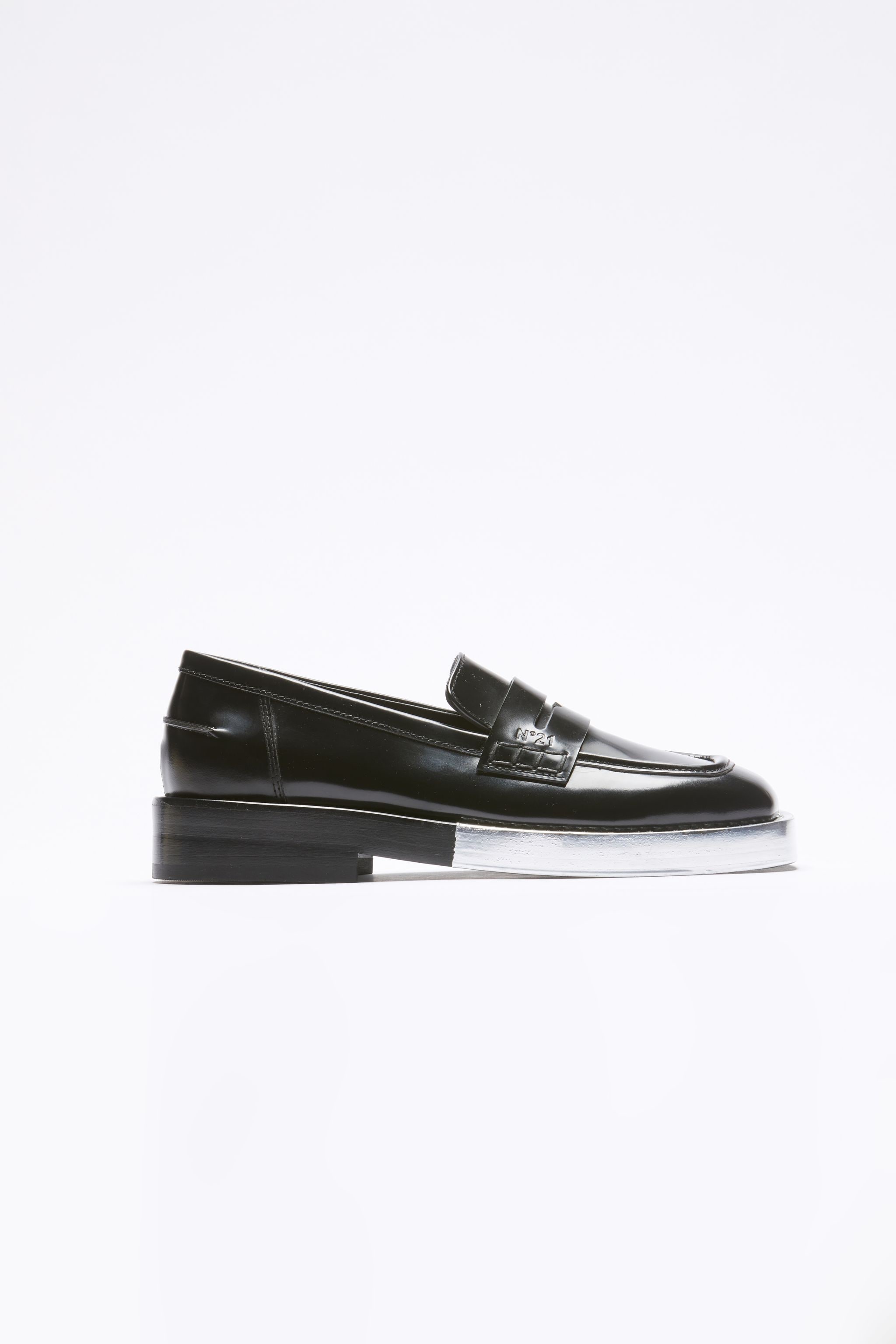 PAINT-EFFECT LOAFERS - 1