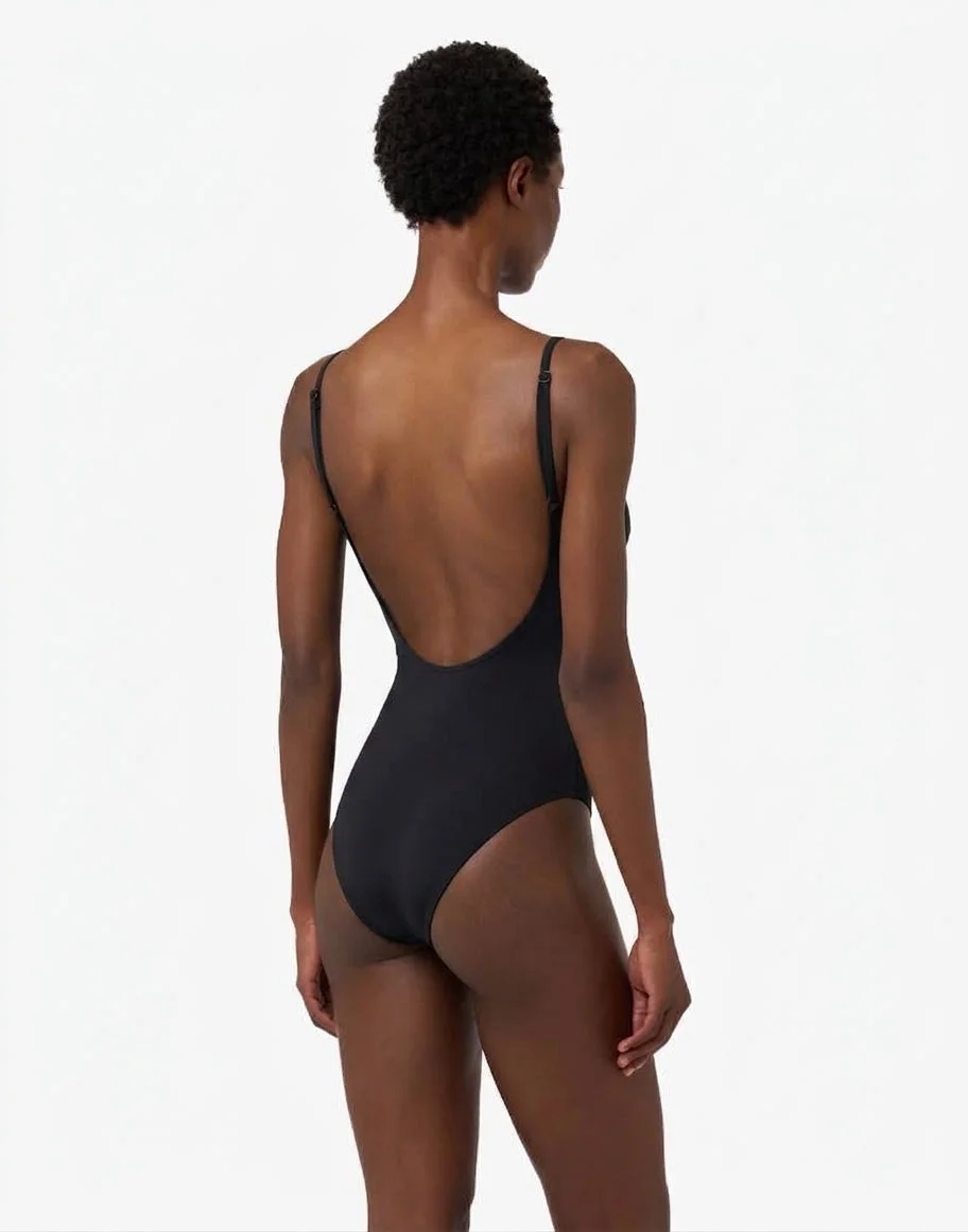 PRINTED LYCRA ONE-PIECE SWIMSUIT - 1