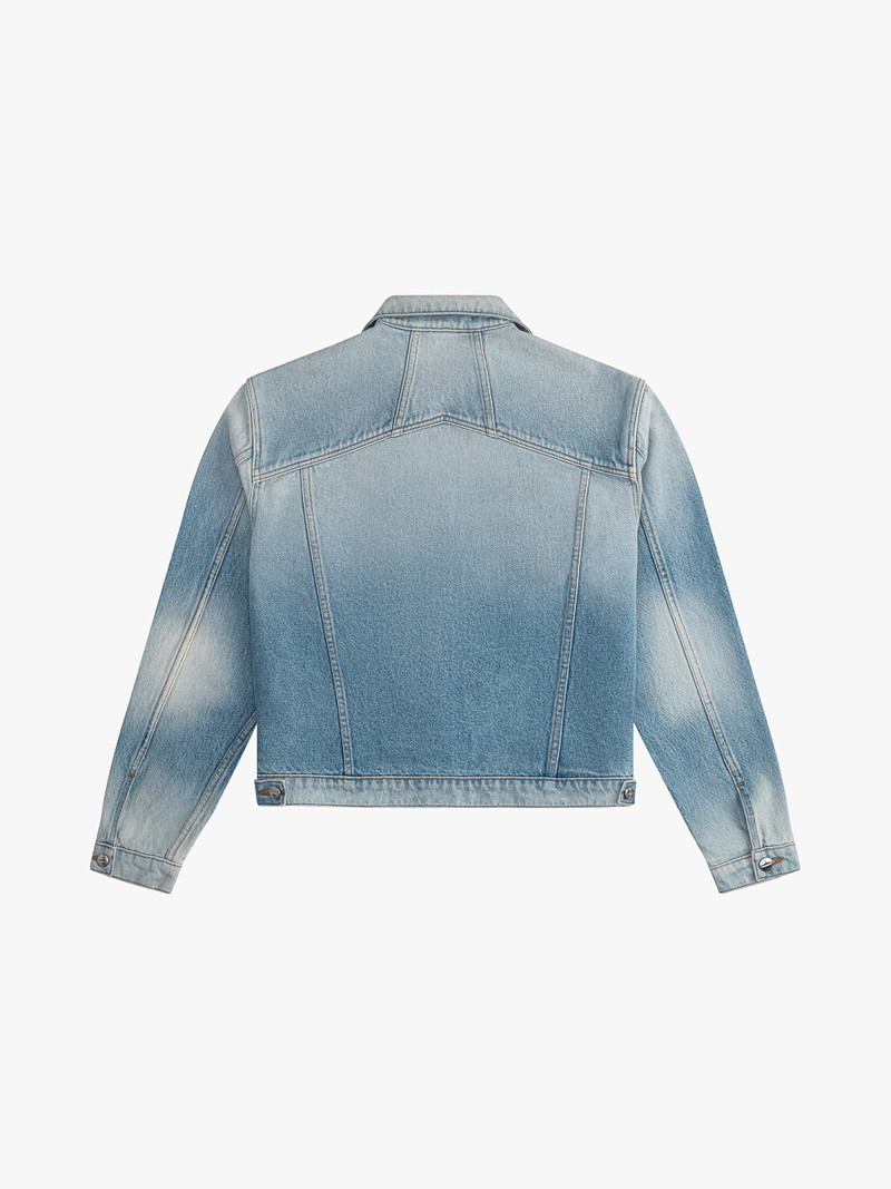 STANDARD DENIM TRUCKER JACKET W/ COLLAR 6