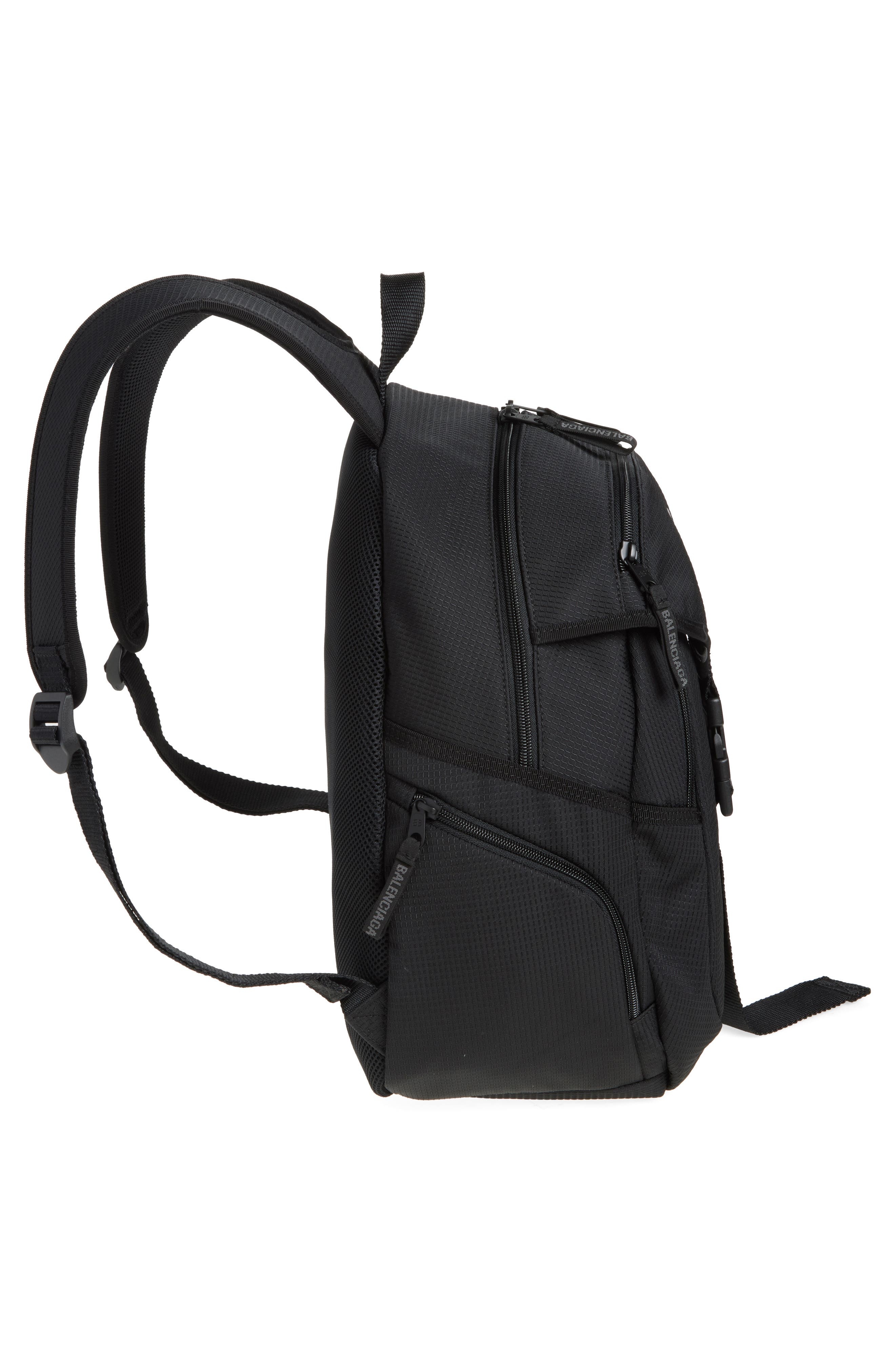 Balenciaga Medium Unity Water Repellent Nylon Backpack in Black at Nordstrom - 4