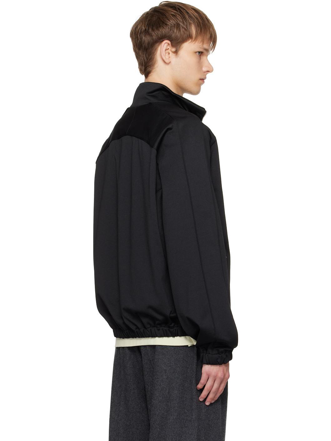 Black Zip Up Sweatshirt - 3
