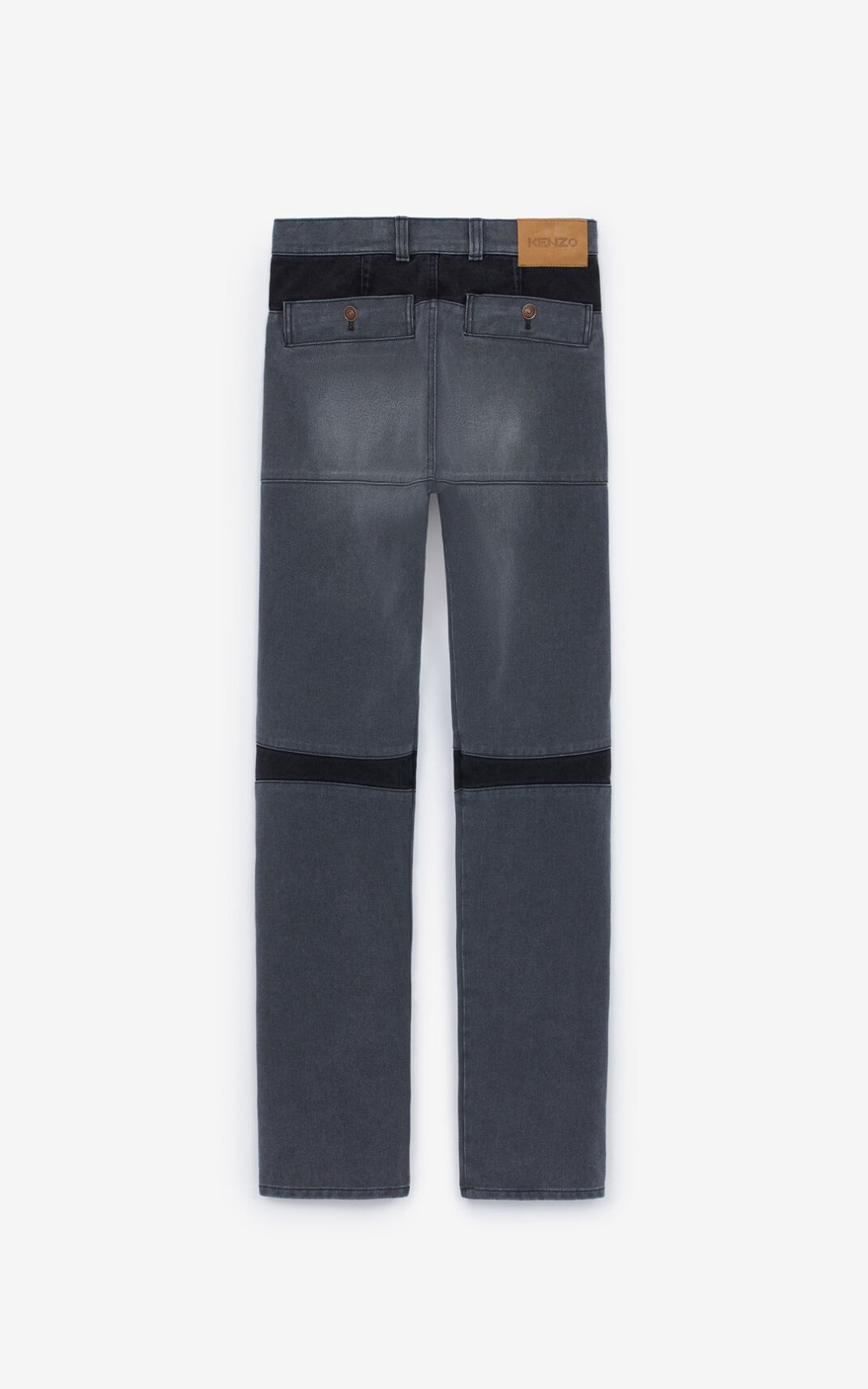 Straight denim trousers - 5