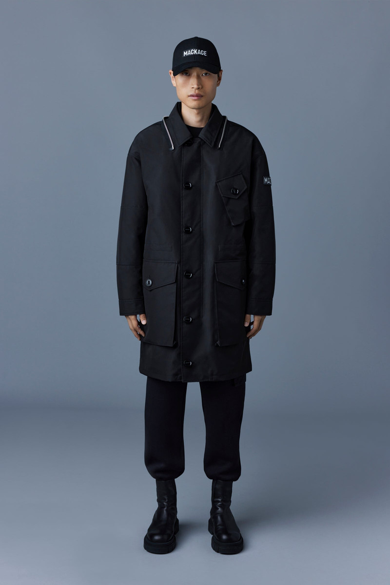 HARLEM Bonded Tech down parka with hood 5