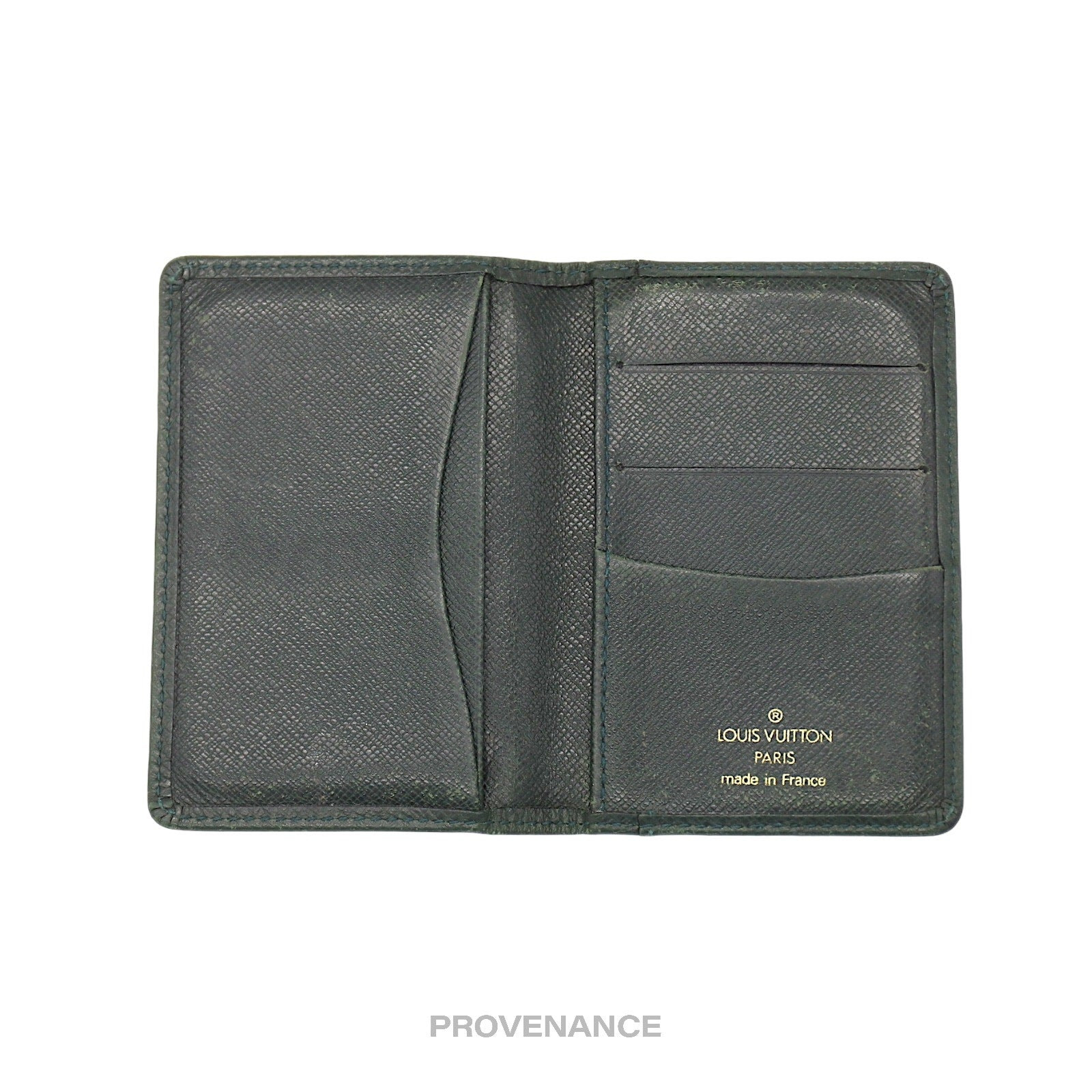 Louis Vuitton Pocket Organizer Wallet - Taiga Epicea Leather - 5