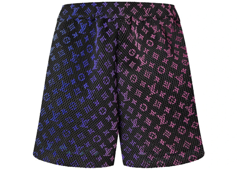 Louis Vuitton Louis Vuitton Mesh Shorts Black outlook