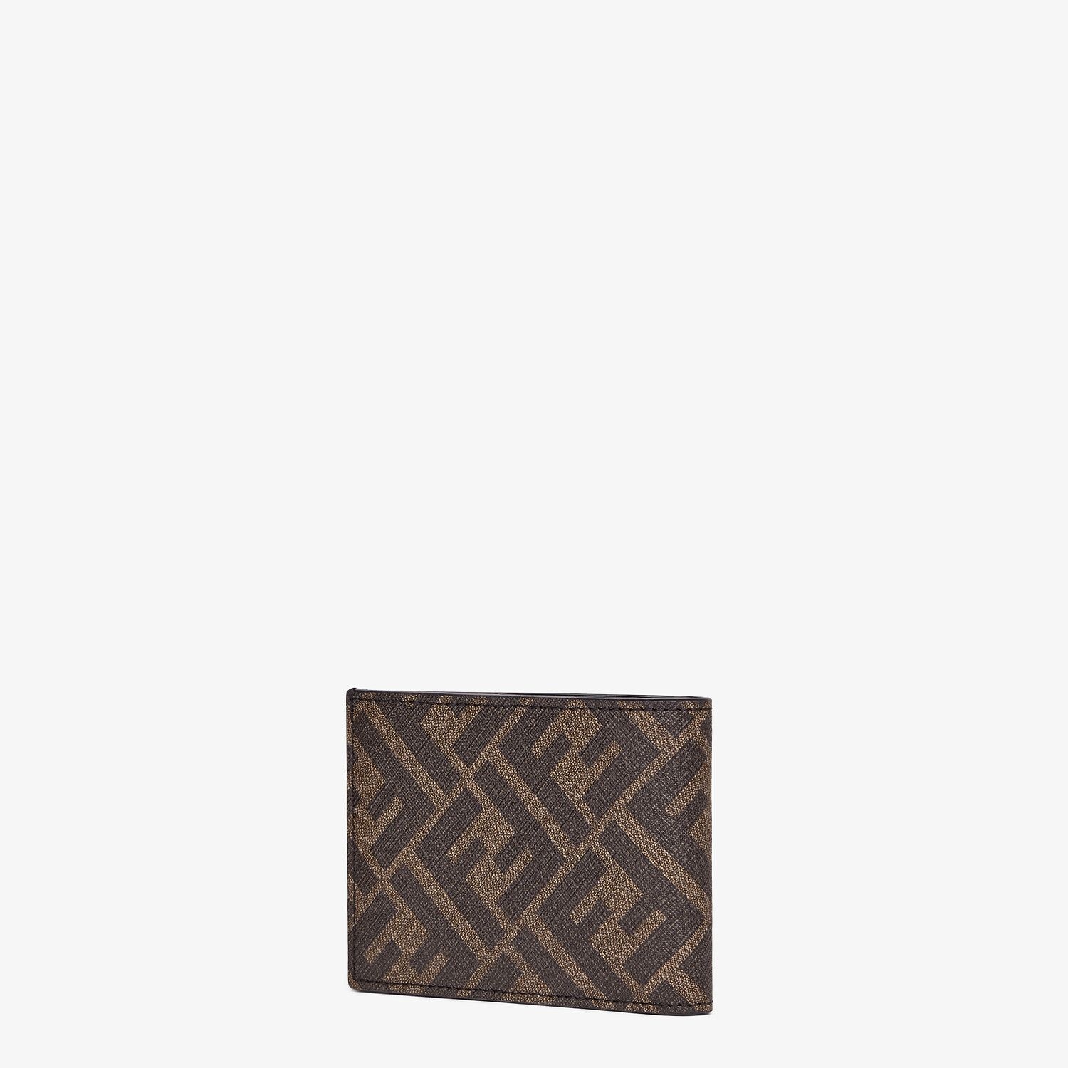 Brown fabric bi-fold - 2