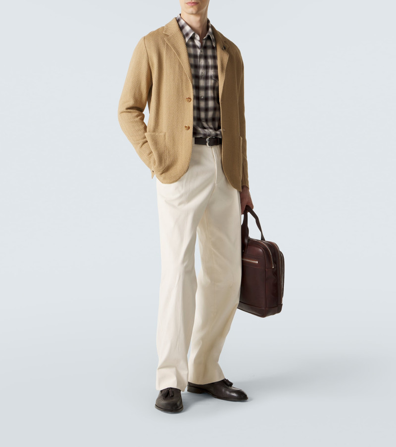 LARDINI Cotton-blend blazer outlook