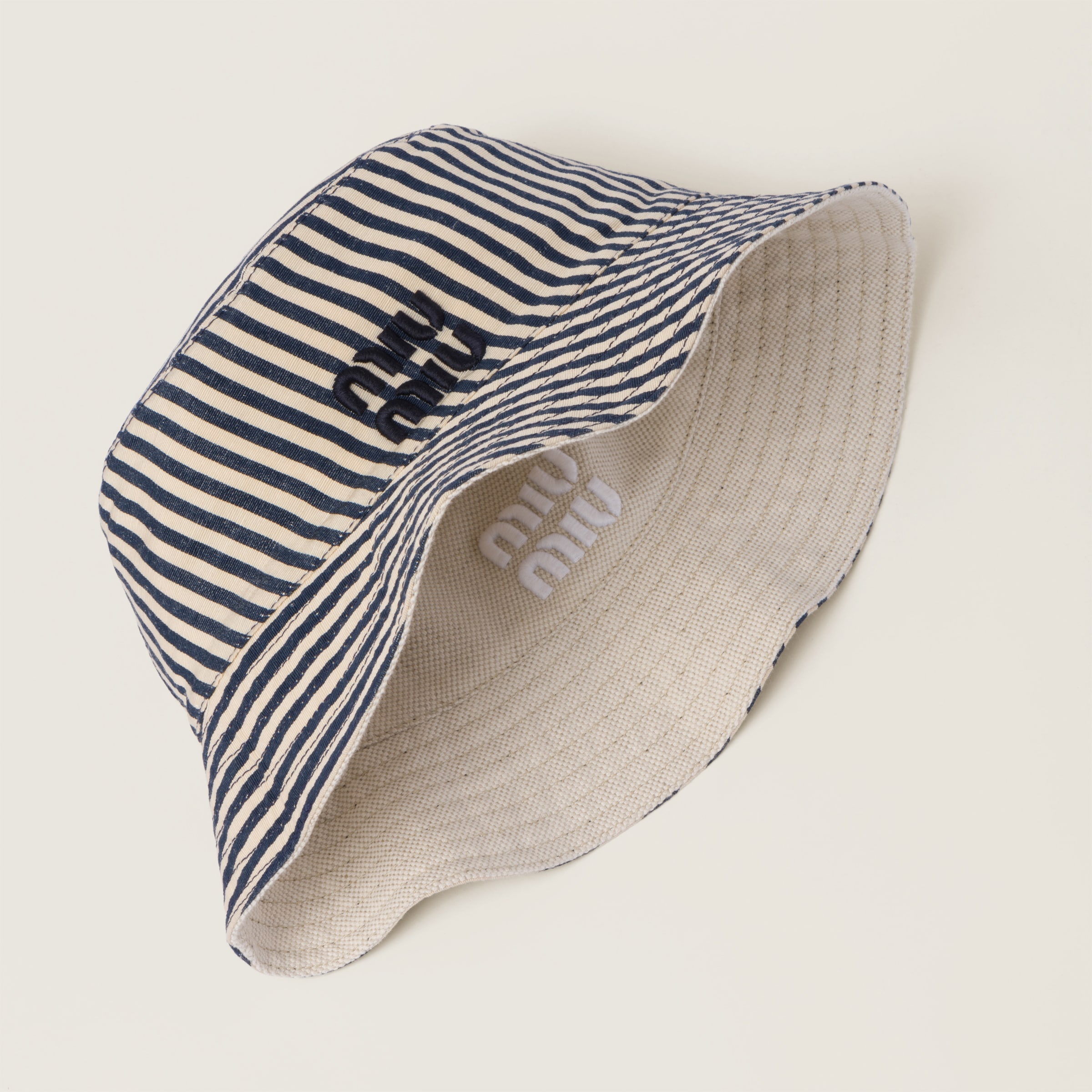 Miu Miu Reversible hat with pouch | REVERSIBLE