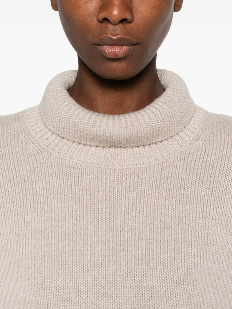 Heidi ribbed roll-neck sweater 5