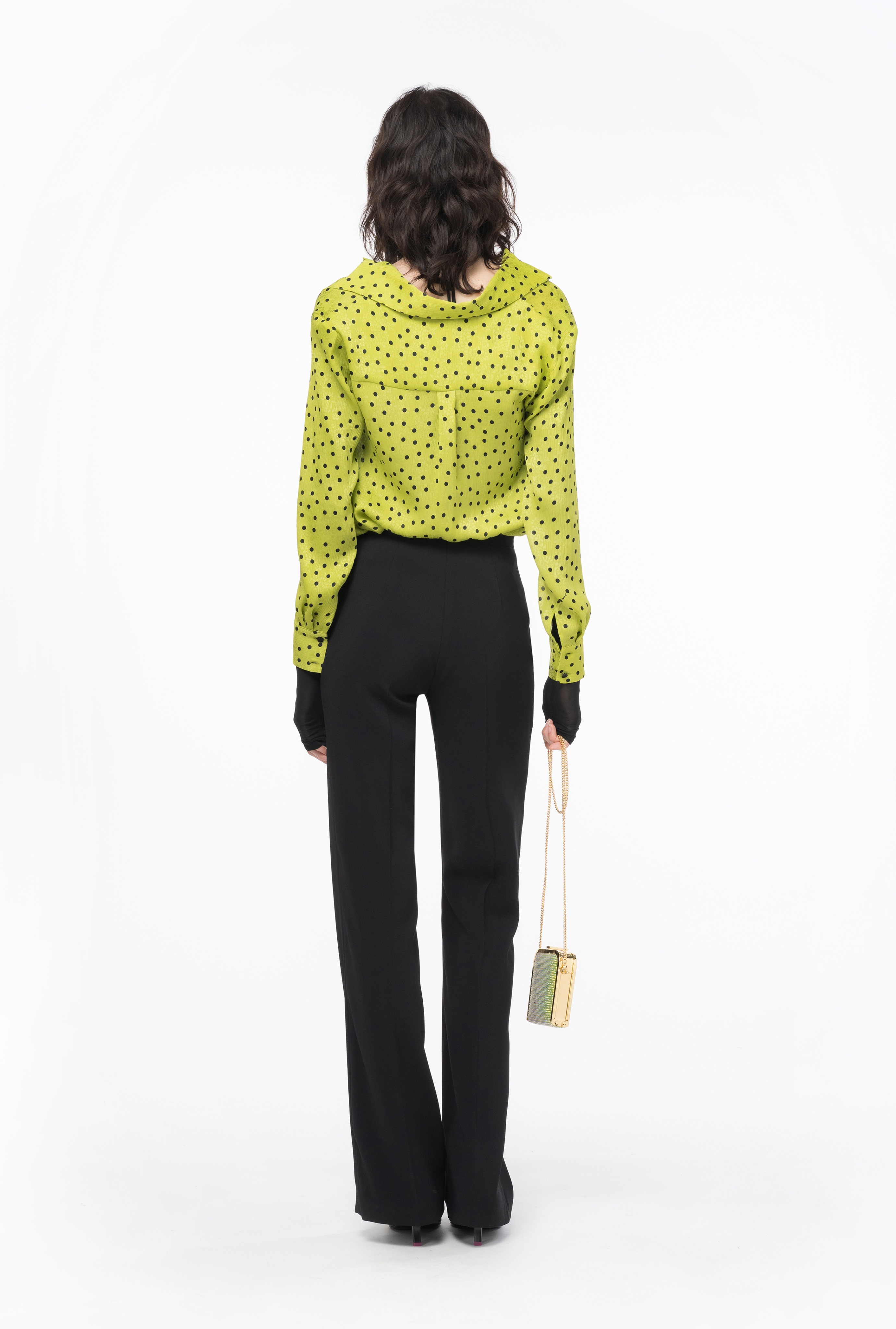 FLARED FULL MILANO TROUSERS - 4