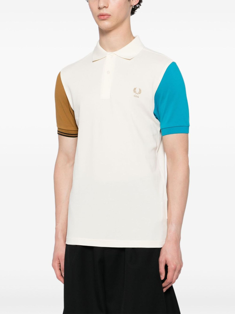 x Fred Perry colour-block short-sleeve polo shirt 3