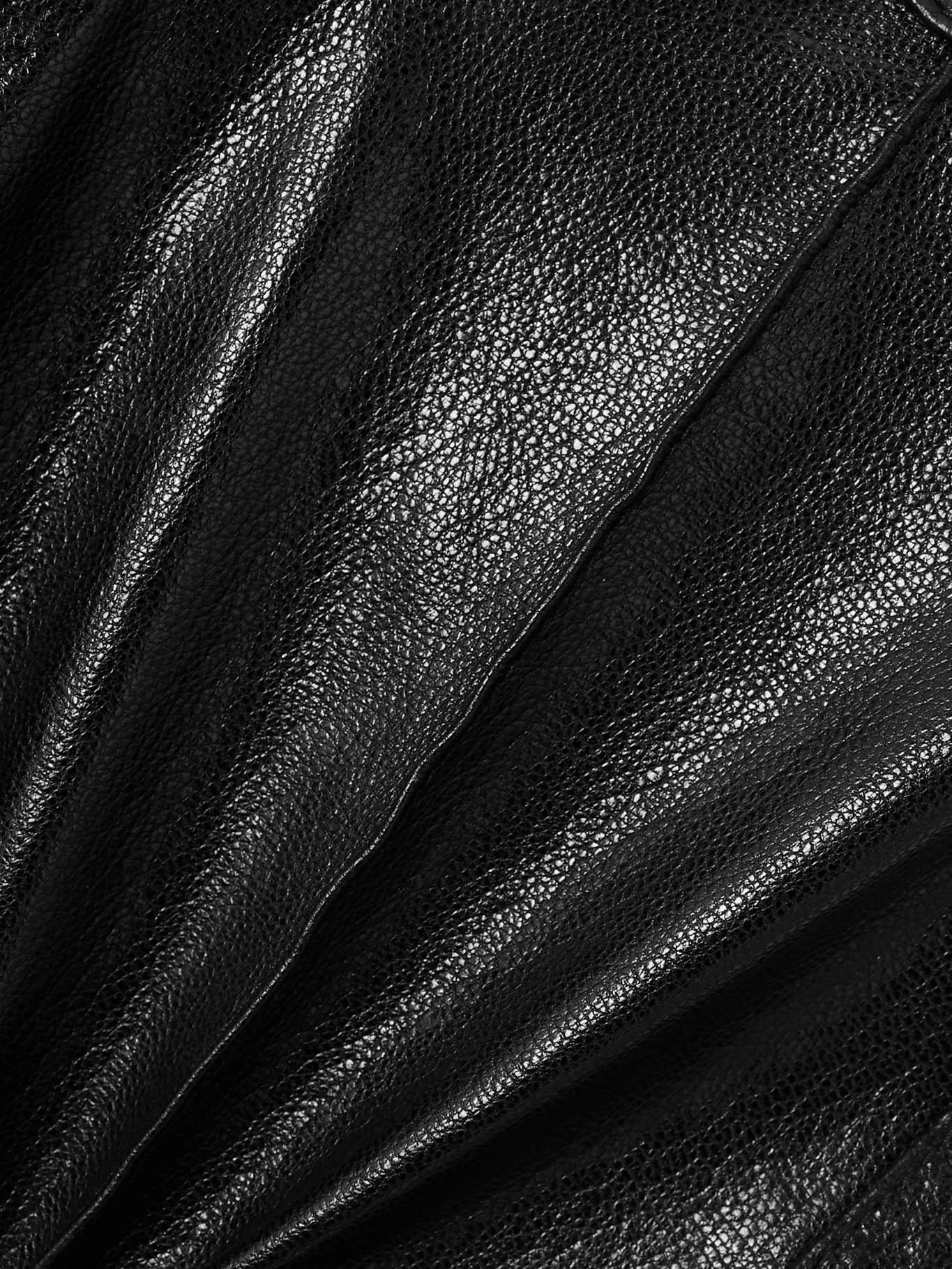 TOM FORD Paneled leather straight-leg pants | netaporter