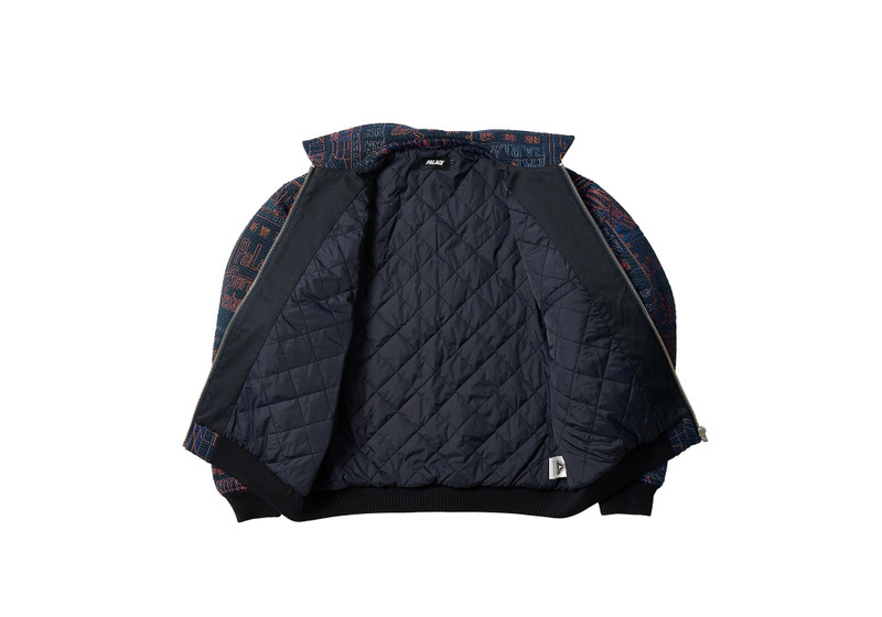 PALACE DOWNTOWN JACKET BLUE outlook