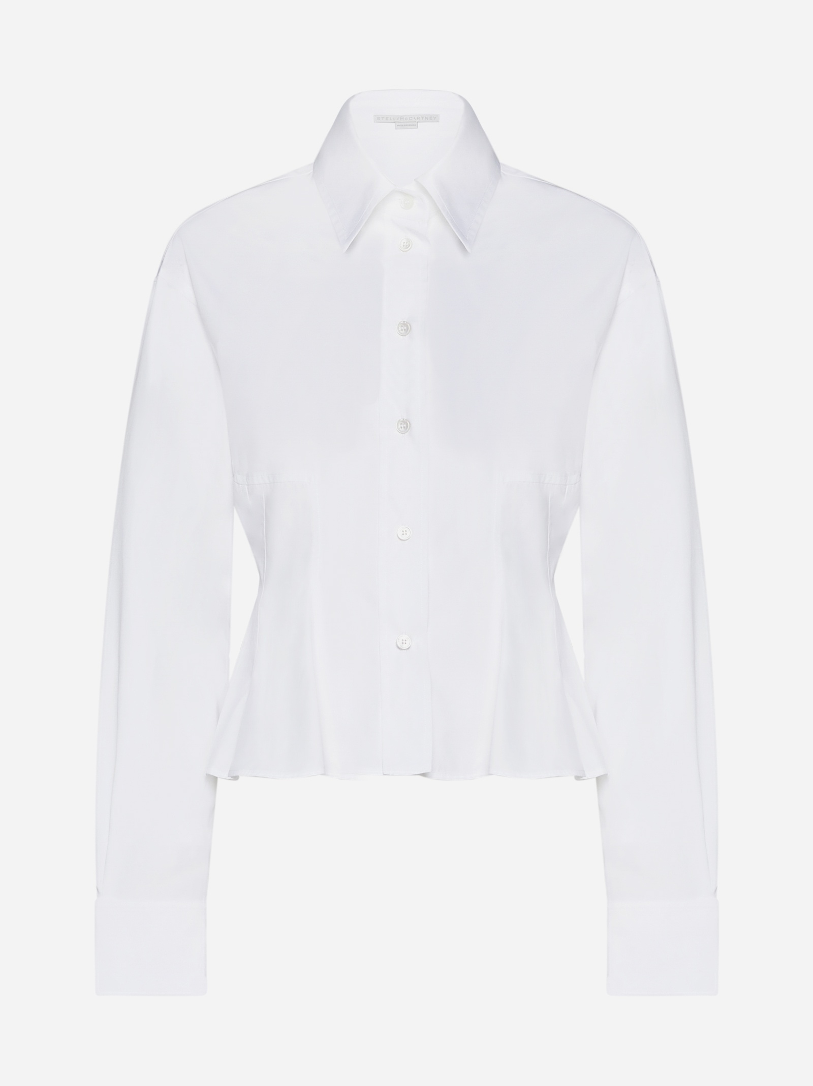 Cotton peplum shirt - 1