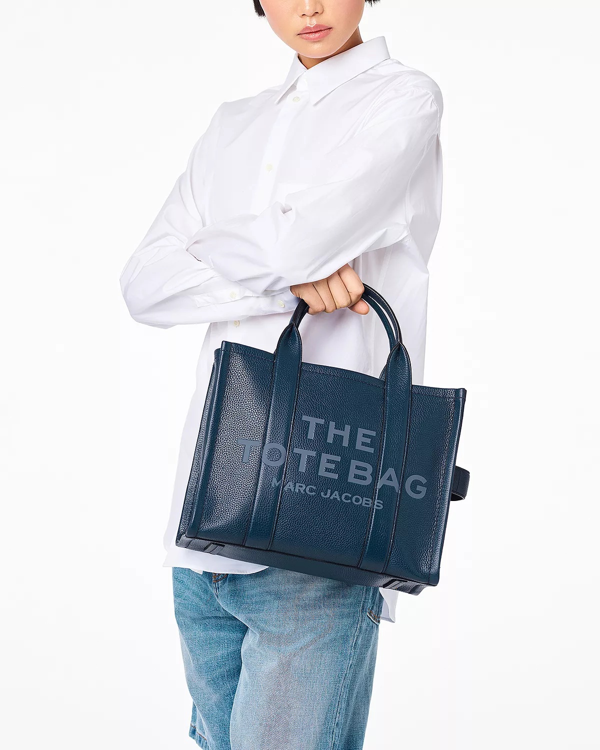 The Leather Medium Tote Bag - 2