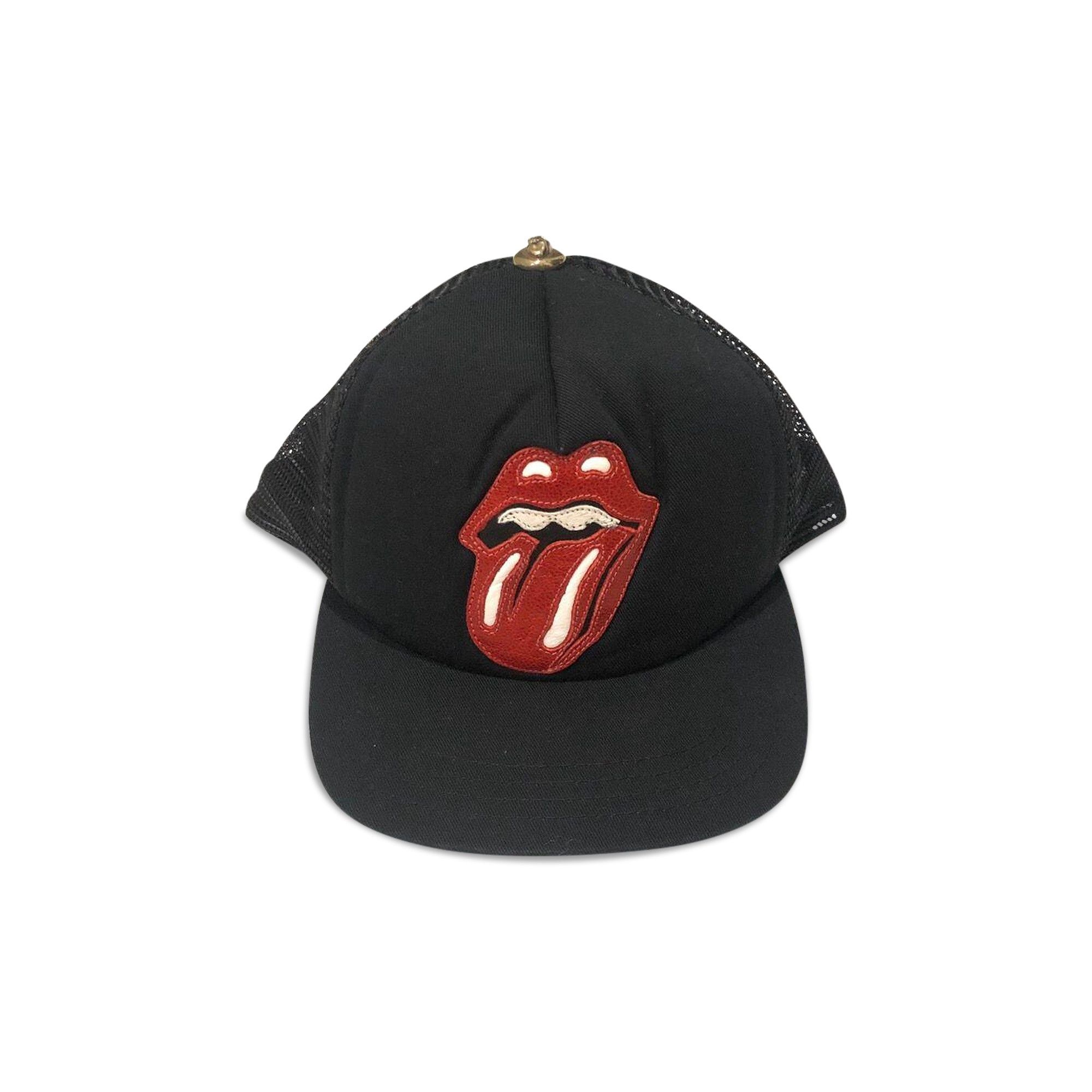 Chrome Hearts Rolling Stones Trucker Hat 'Black' - 1