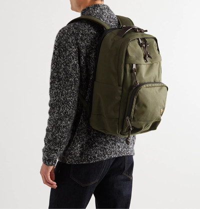 FILSON Dryden Leather-Trimmed CORDURA Backpack outlook