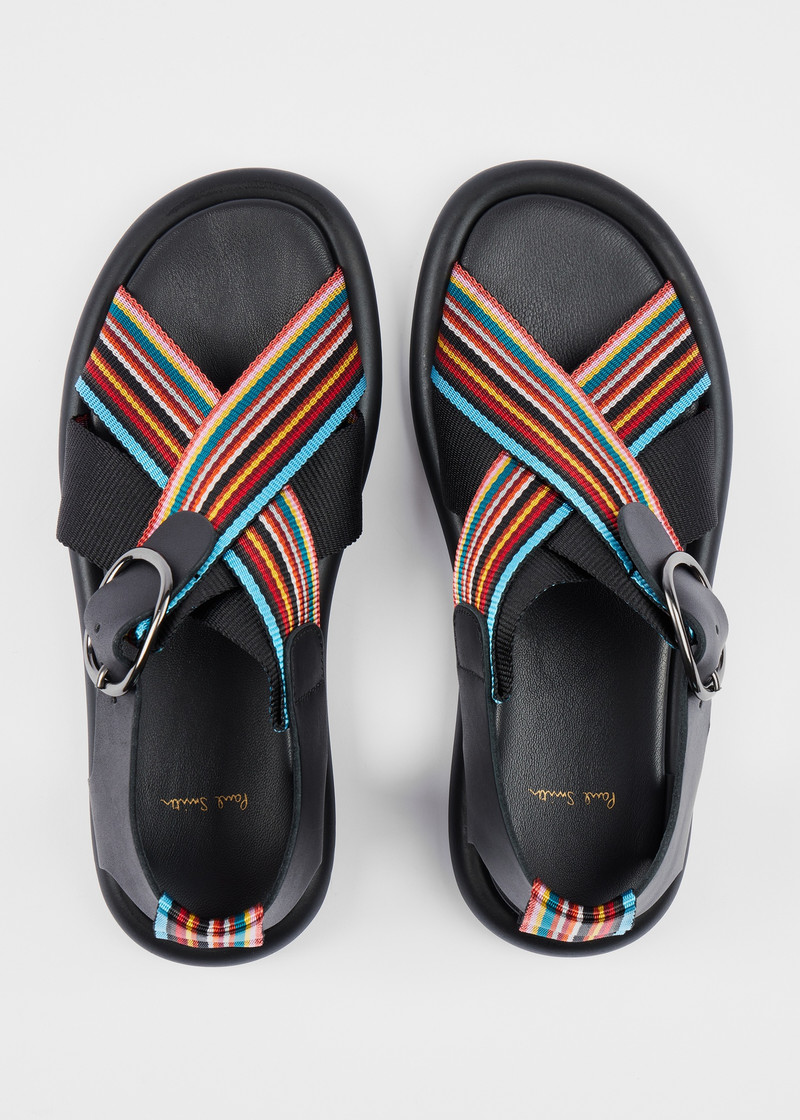 Women's 'Signature Stripe' 'Citrus' Sandals 3