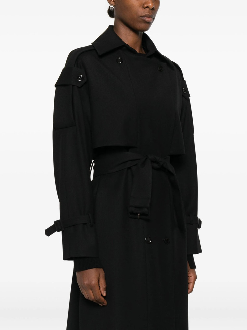 Lardini Double-breasted Belted Trench Coat 3