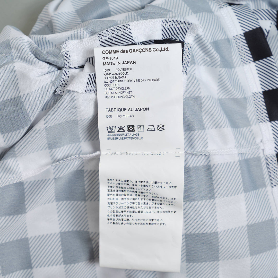 Gingham Small Pattern T-Shirt - 3