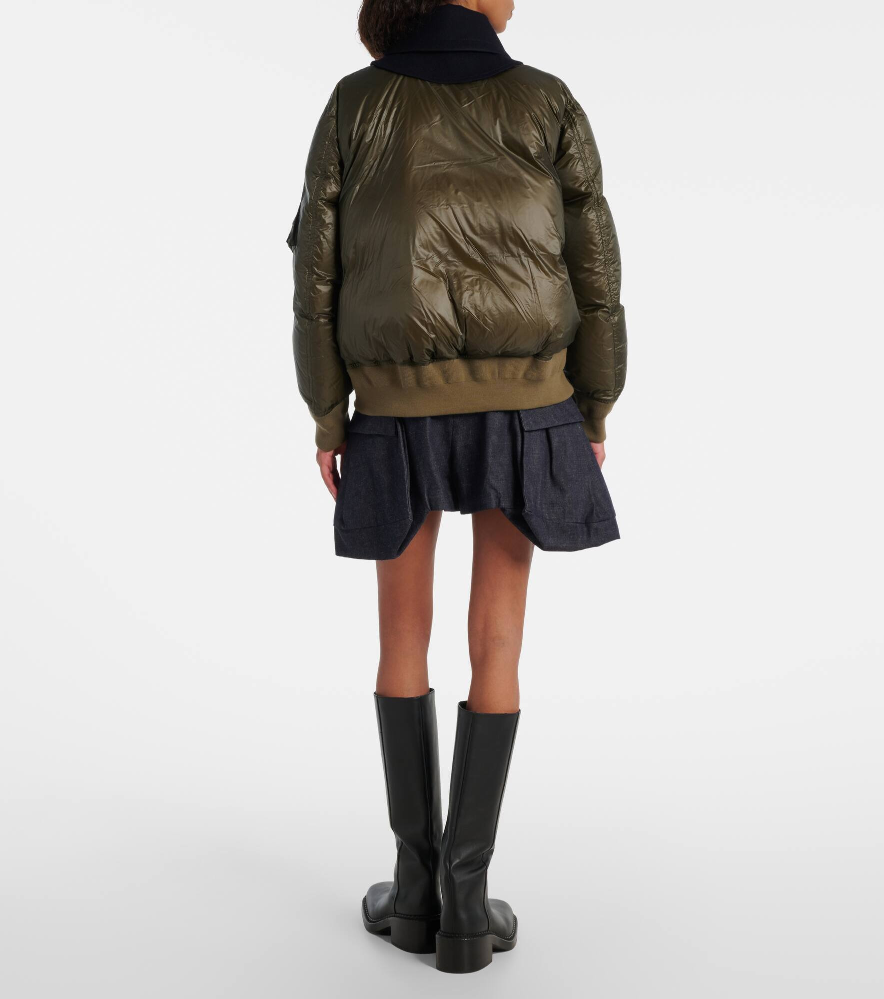 Double-breasted down jacket - 3