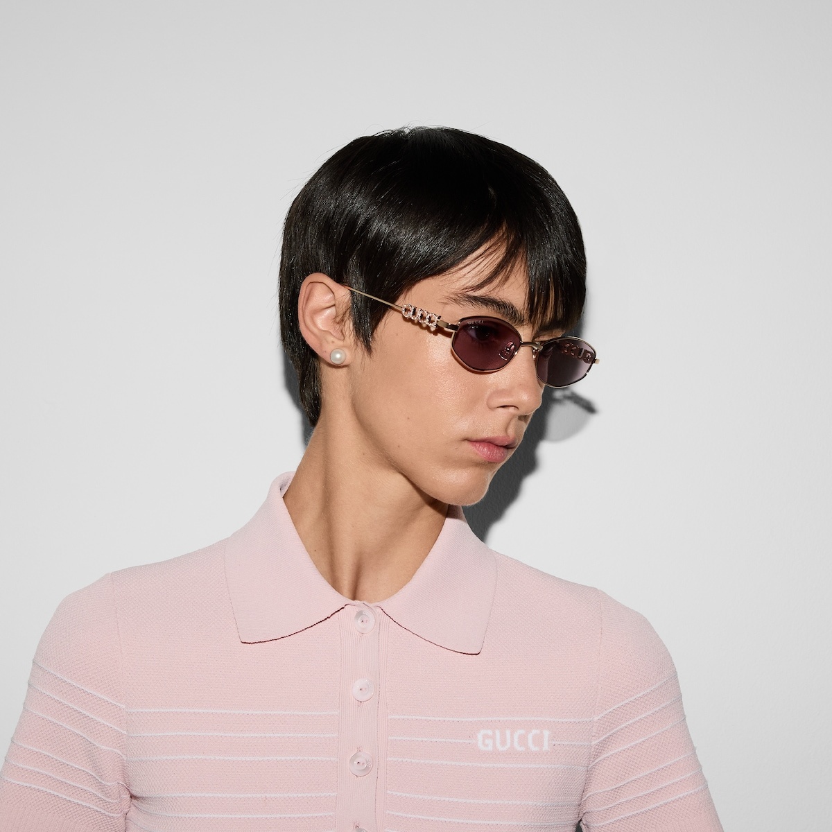 Oval frame sunglasses - 3