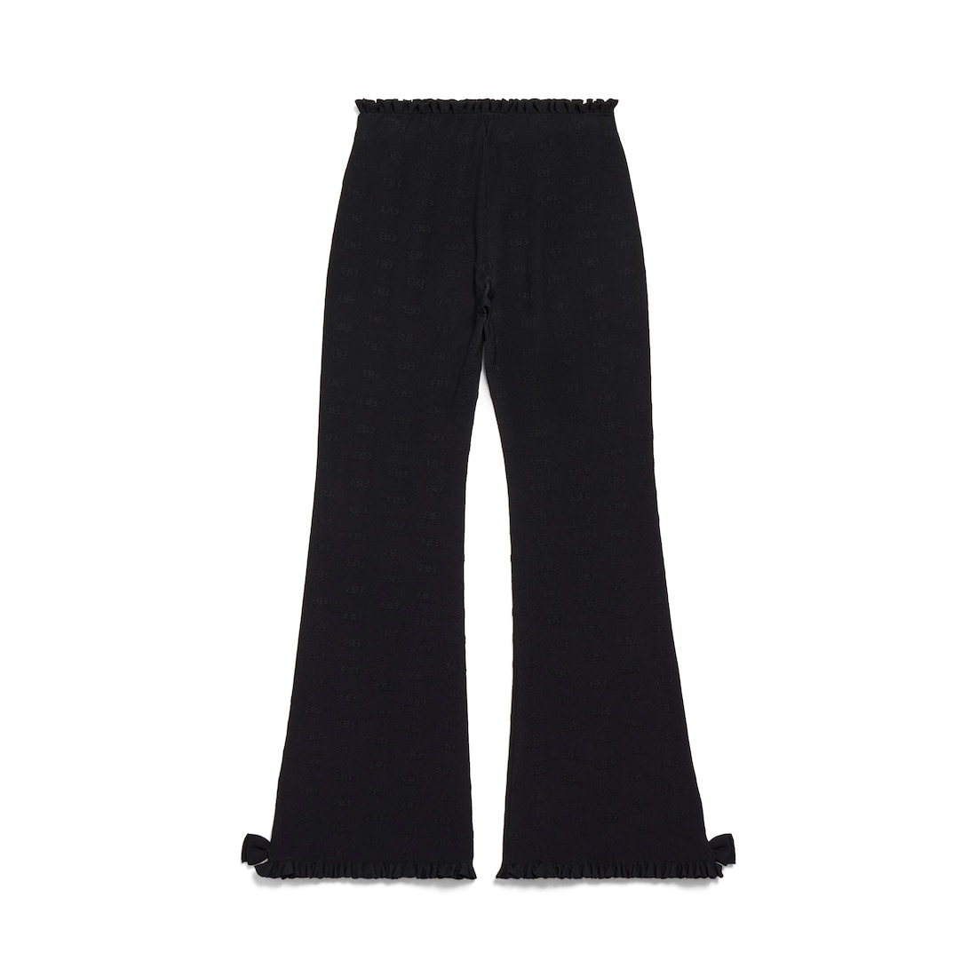 Women's Flared Capri Pants in Black - 6