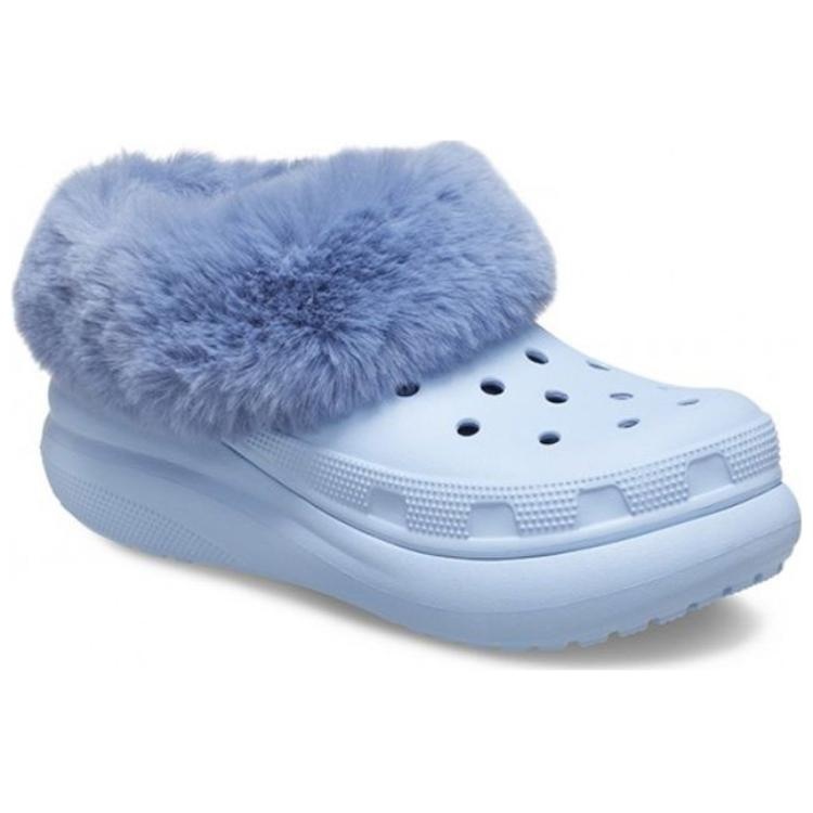 (WMNS) Crocs Furever Crush Shoe Clogs 'Blue' 208446-4NS - 4