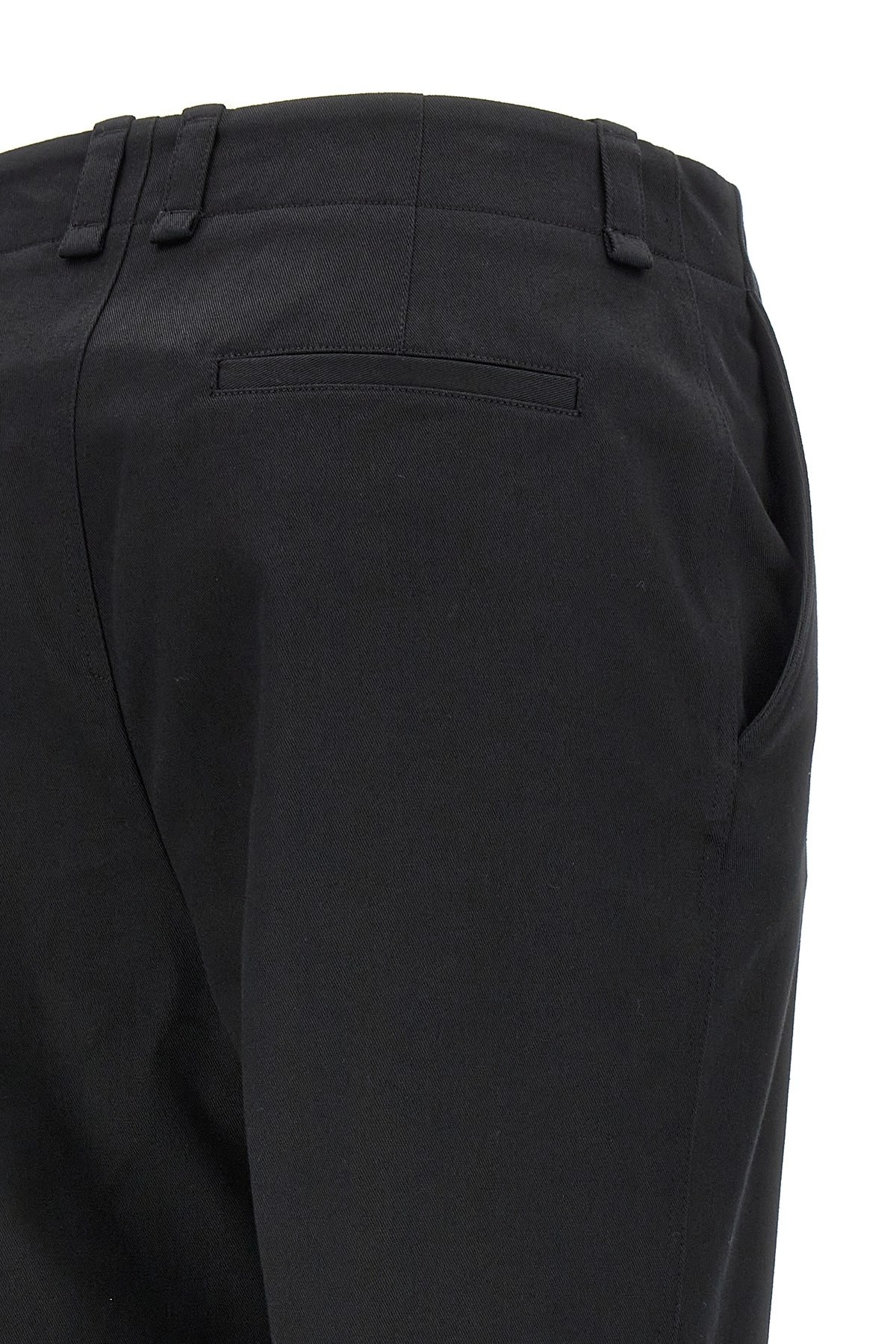パンツ Saint Laurent SS24 Drill pants (786680Y1A62 2965) SAINT LAURENT High Waist Leather Pants Saint Laurent