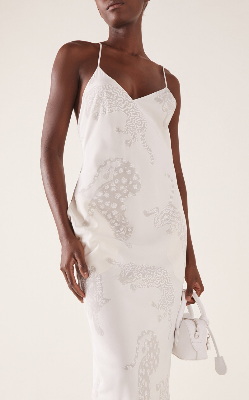 Wild Cat Silk Gown neutral 3