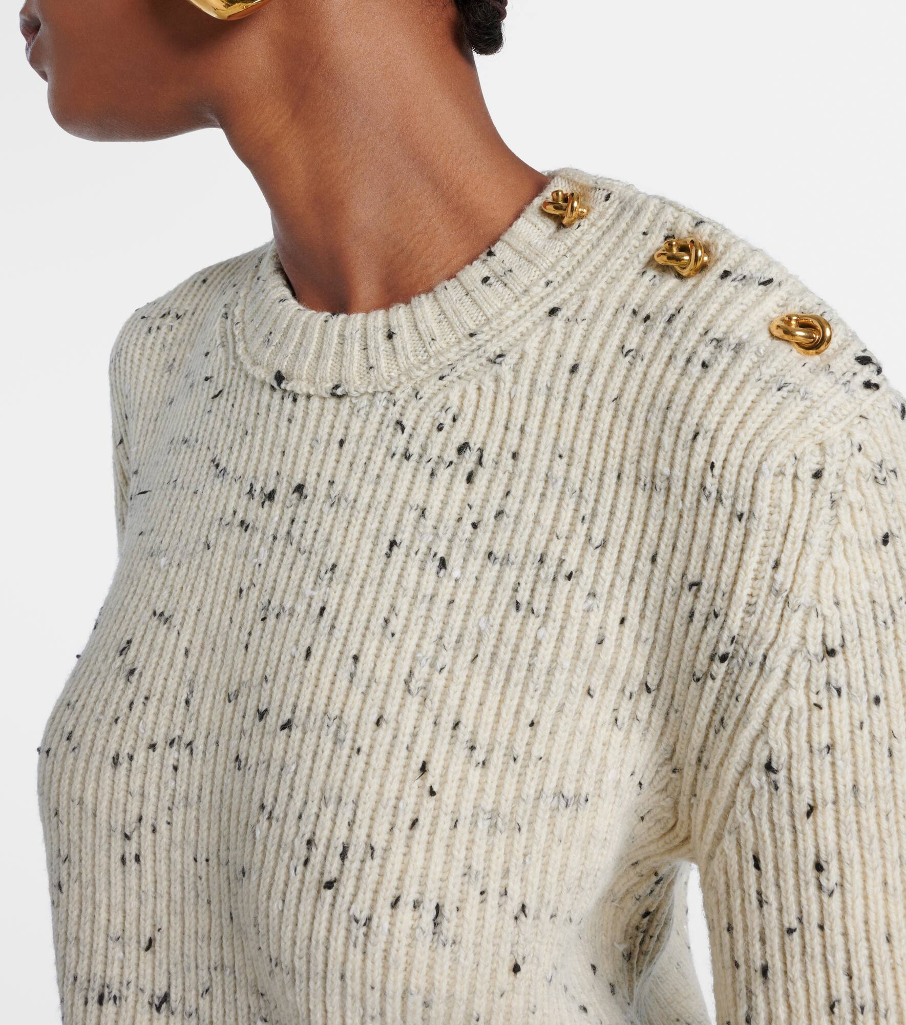 Knot wool-blend sweater - 4