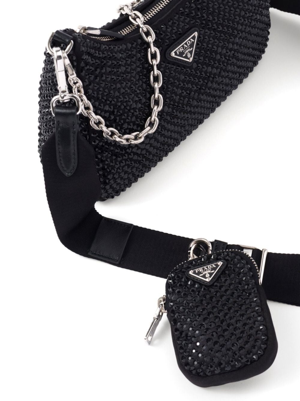 Re-Edition 2005 crystal shoulder bag - 4