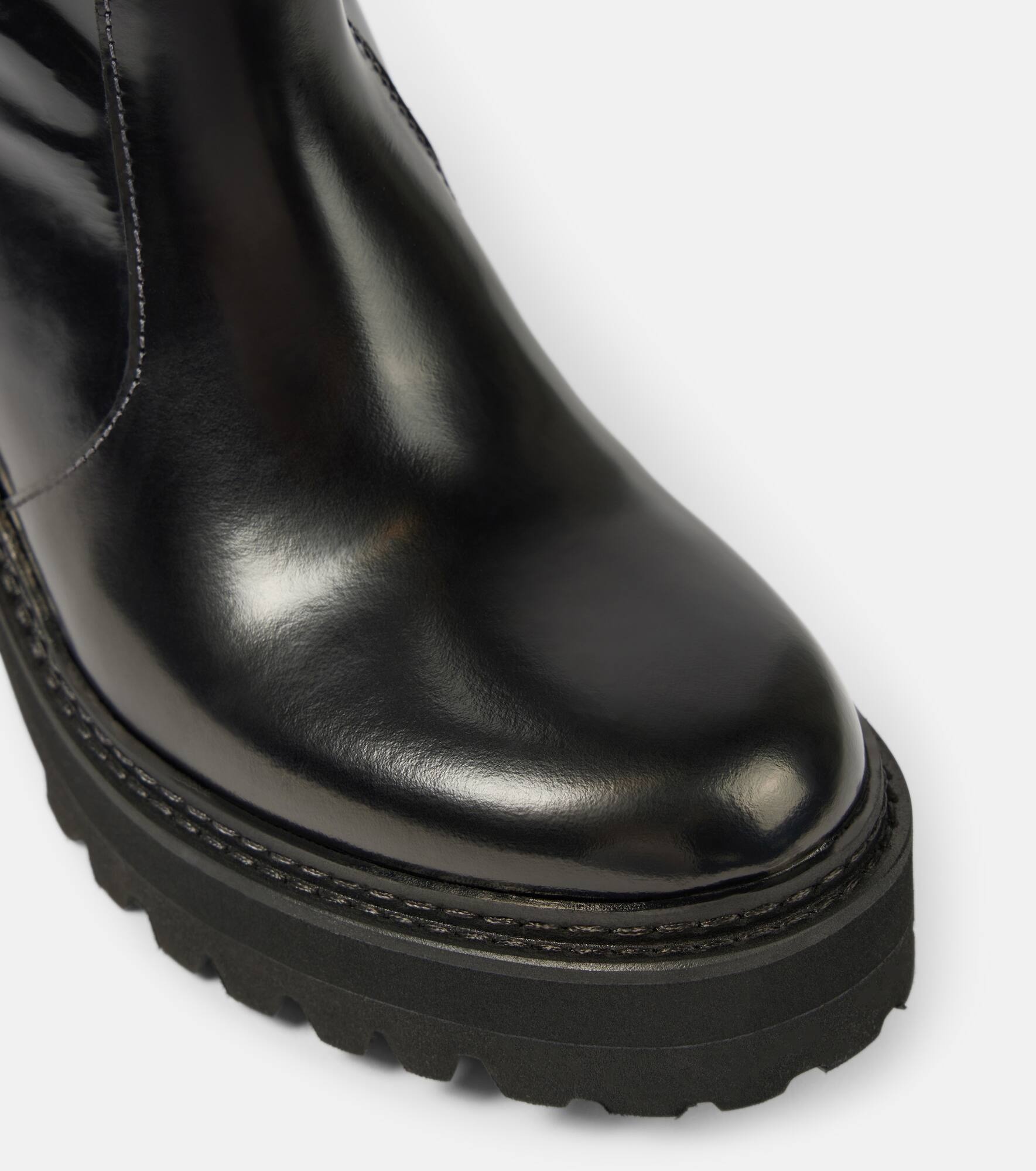 New Ring 60 leather knee-high boots - 6