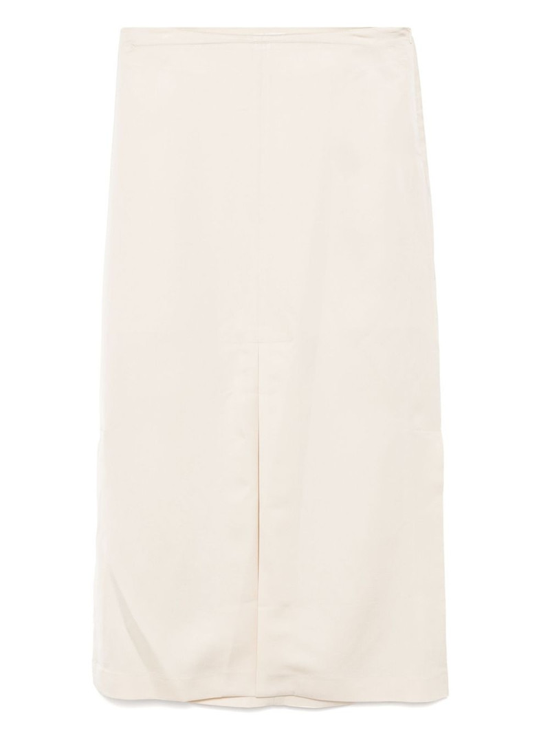 long front-slit skirt 1