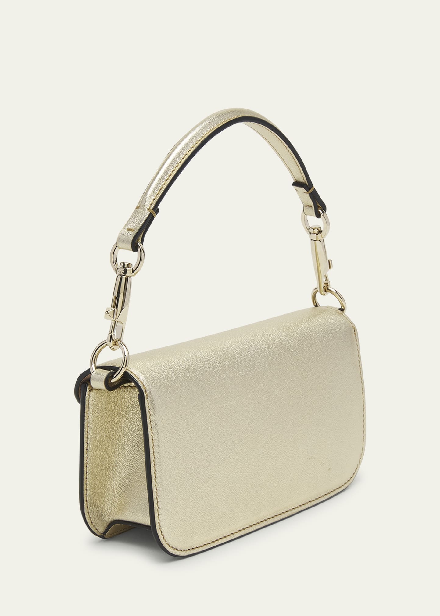 Loco Small VLOGO Metallic Shoulder Bag - 3