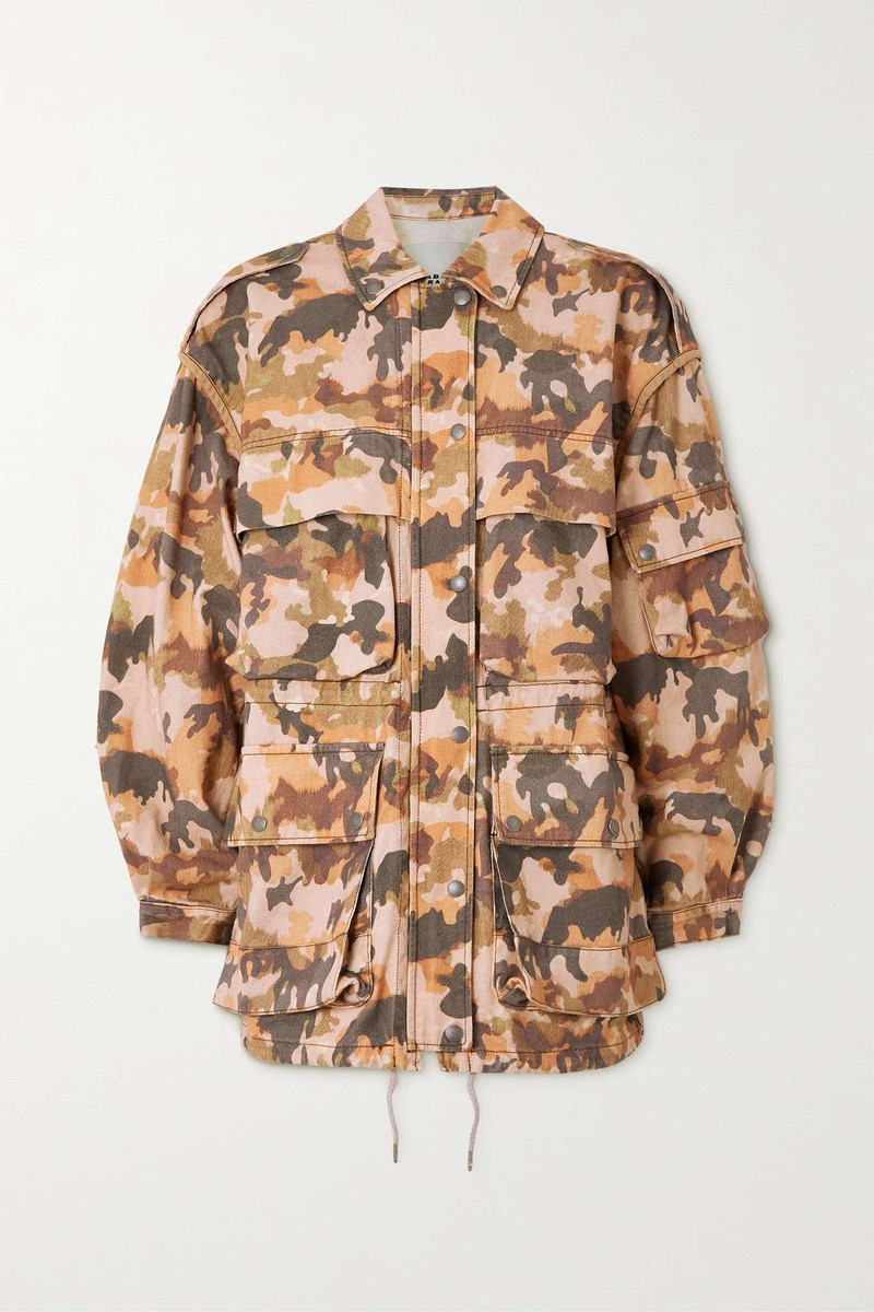 Elize camouflage-print cotton-twill jacket - 1