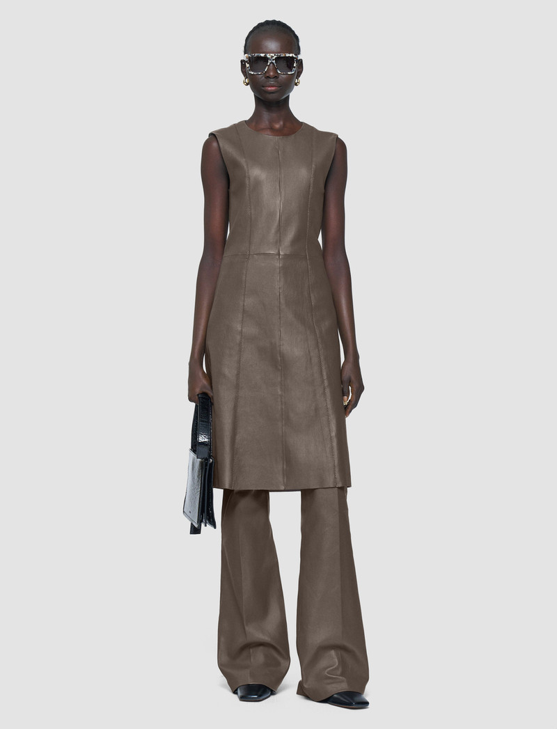 JOSEPH Heidi Leather Stretch Dress outlook