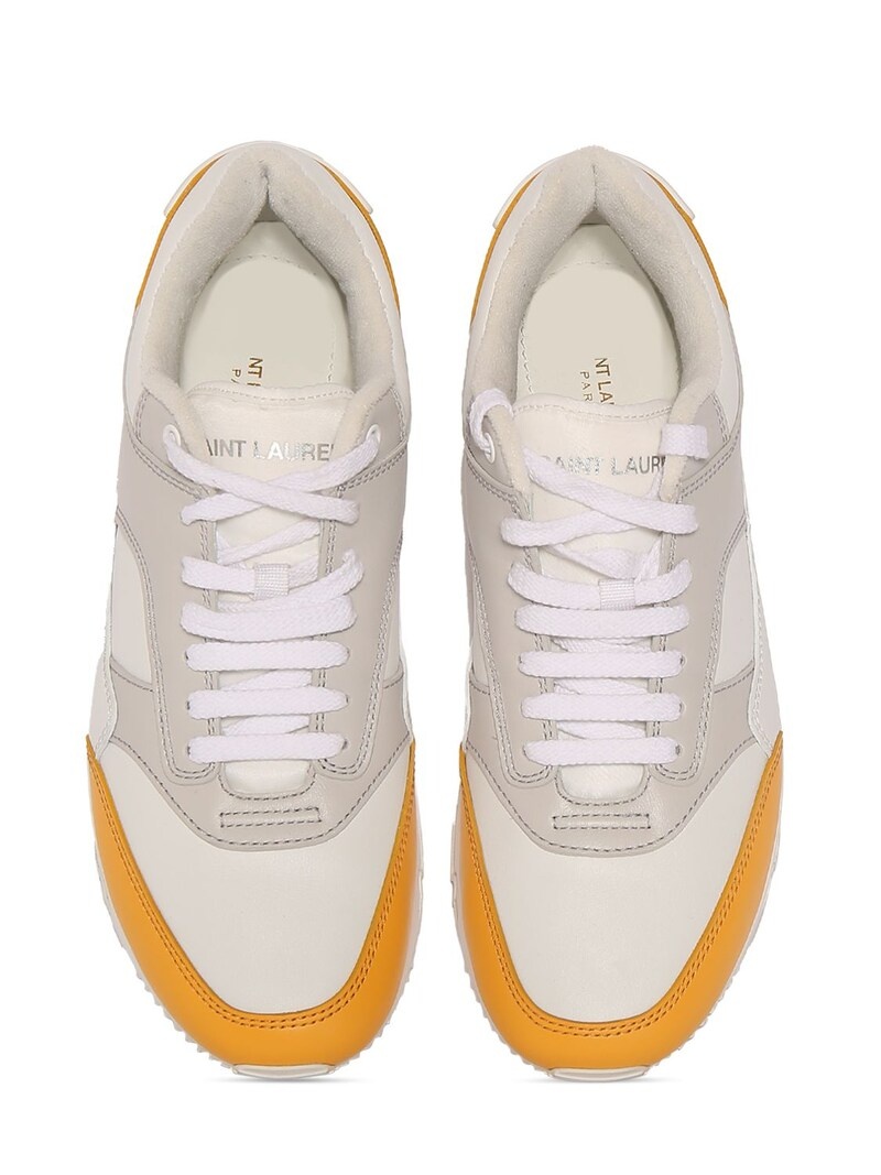Bump leather sneakers - 6