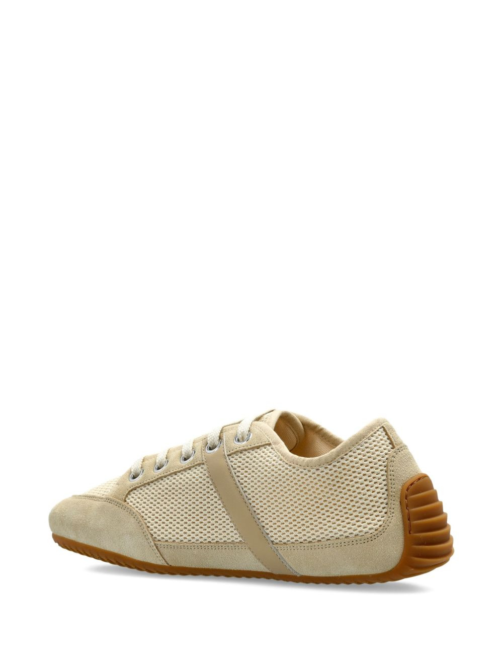 mesh suede sneakers - 3