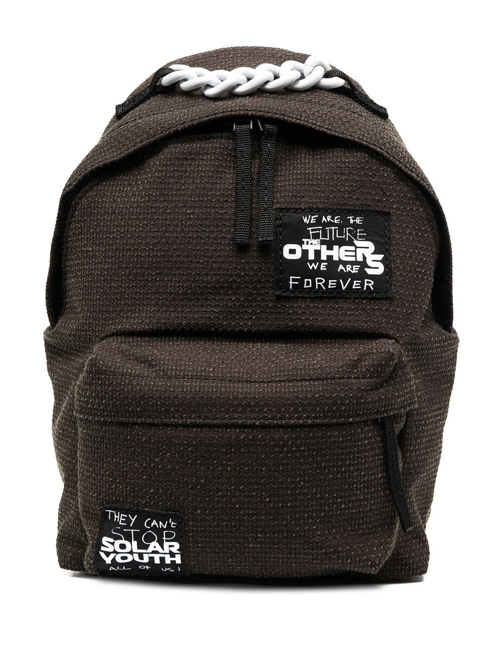 logo patch mini backpack - 1