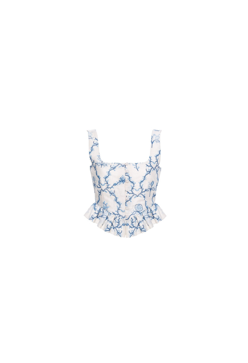 Eslabón Floritura Cropped Top 1