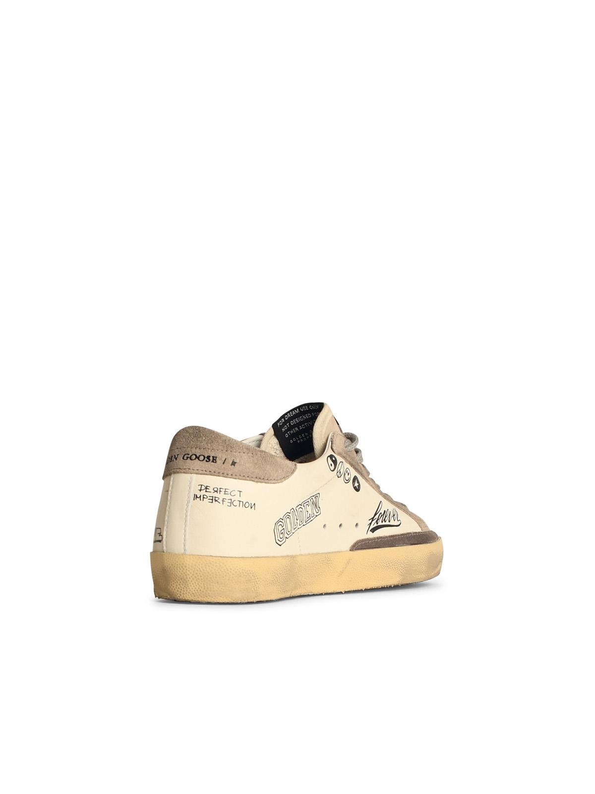 Golden Goose White Leather Sneakers Woman - 3