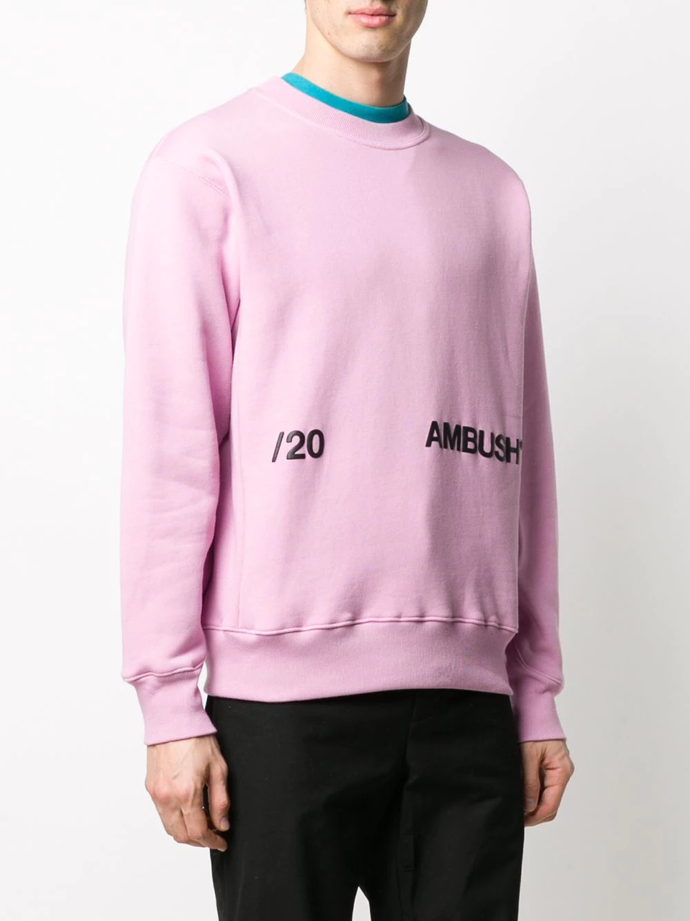 logo-print cotton sweatshirt - 4