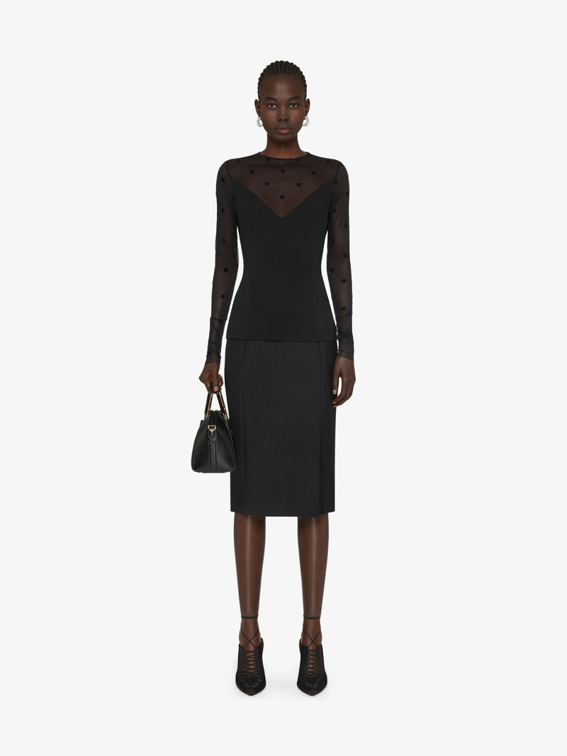 Givenchy TOP IN BI-MATERIAL 4G PATTERN outlook