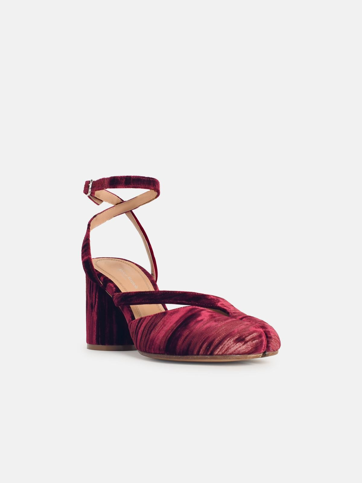 'TABI' GRAPE MARC FABRIC SANDALS - 2