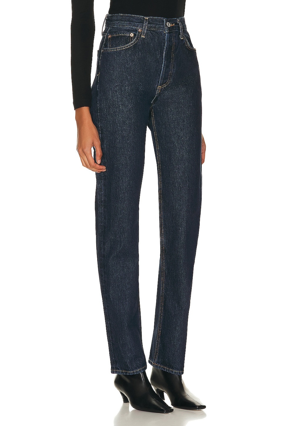 90s Pinch Waist High Rise Straight - 2